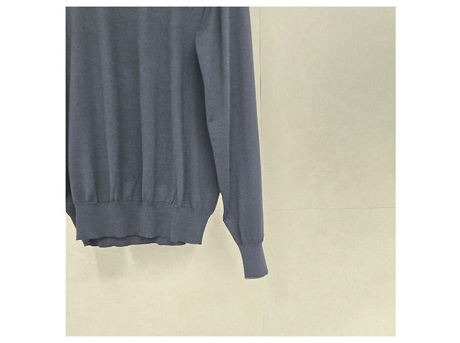 Brunello Cucinelli Strickpullover Rundhals Navy - Ansicht 5