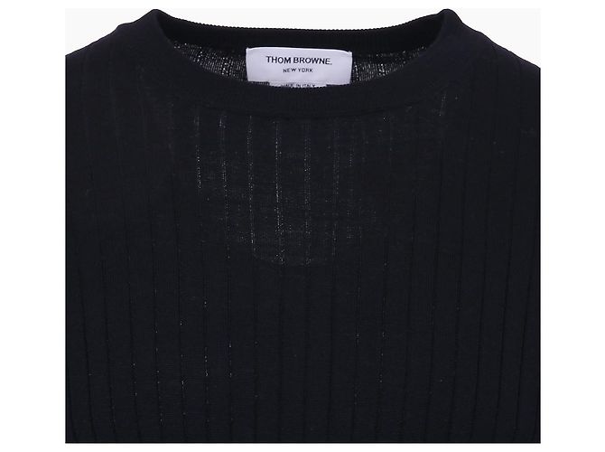 Thom Browne Merinowolle-Pullover im Rippenstrick - Ansicht 7