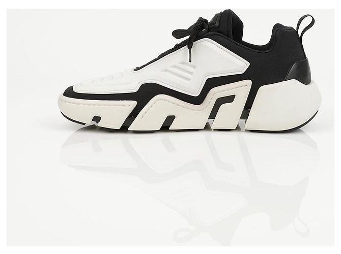 Prada Sneakers Techno Black White - vista 10