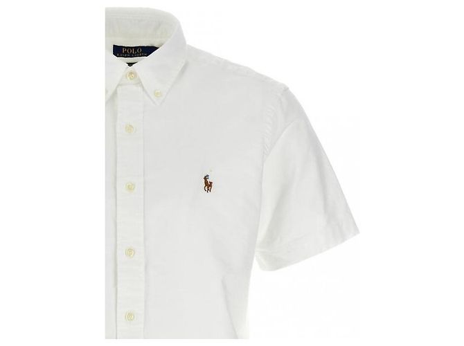 Ralph Lauren Camicia Oxford Custom Fit Pony Chest - vista 6