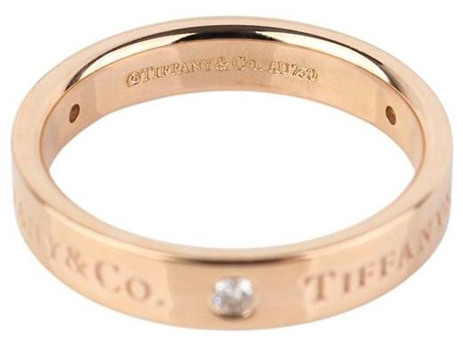 Tiffany & Co Fede nuziale in oro rosa e diamanti Misura - vista 4