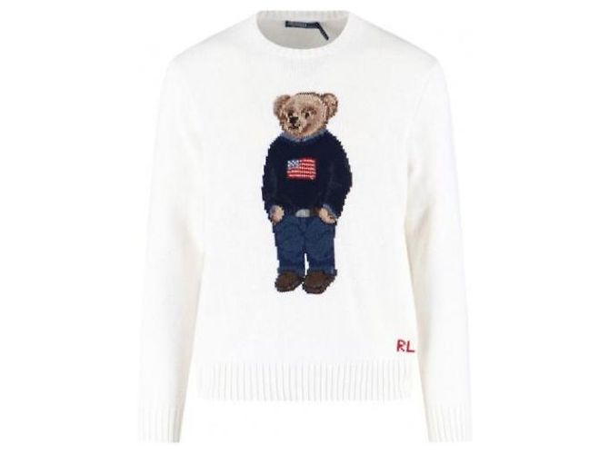 Polo Ralph Lauren Polo Bear Strickpullover Weiß - Ansicht 4