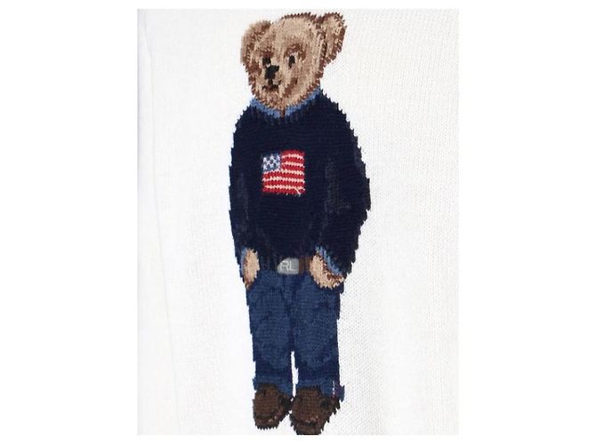 Polo Ralph Lauren Polo Bear Strickpullover Weiß - Ansicht 7