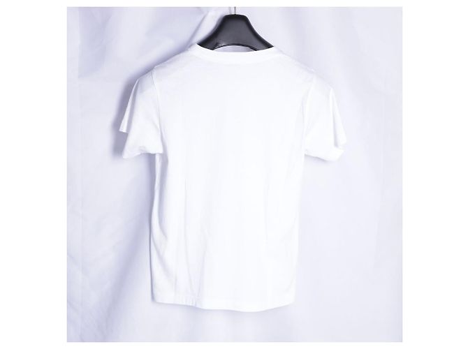 Balenciaga BB Mode T-Shirt mit kurzen Ärmeln Weiß - Ansicht 4