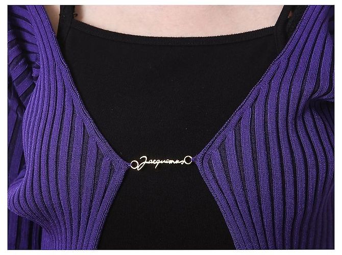 Jacquemus Micro Gold Logo Cardigan - Ansicht 4