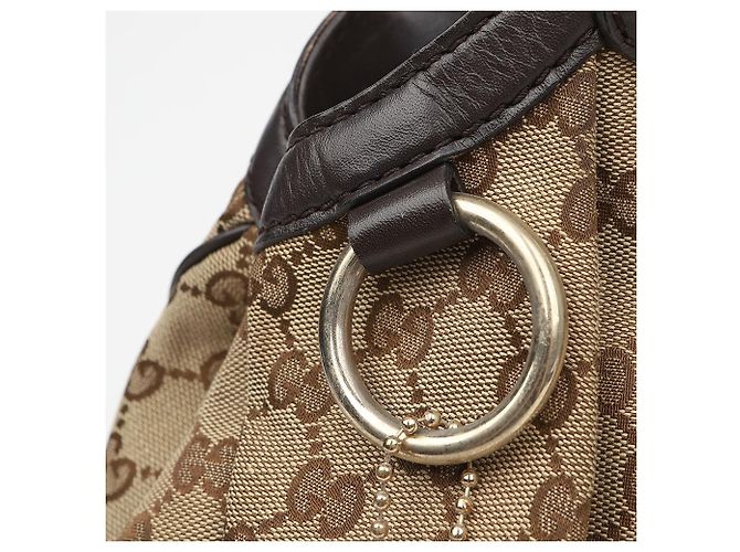 Gucci Borsa Tote Suki GG Canvas Marrone Scuro - vista 2