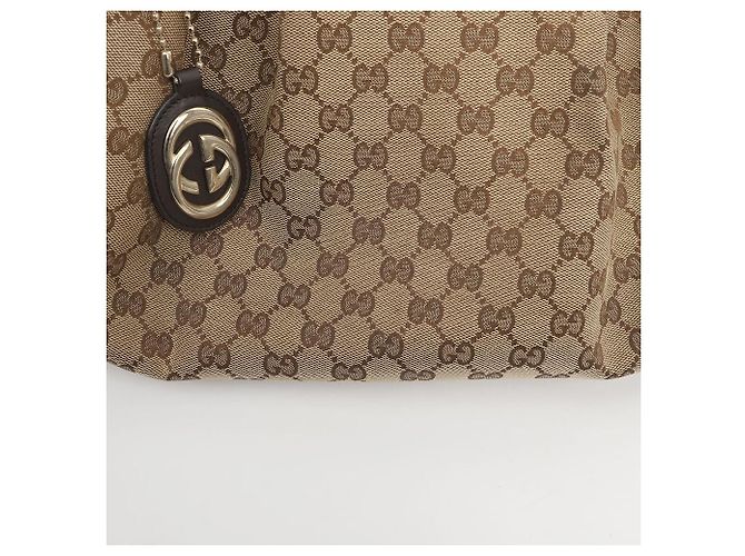 Gucci Borsa Tote Suki GG Canvas Marrone Scuro - vista 4