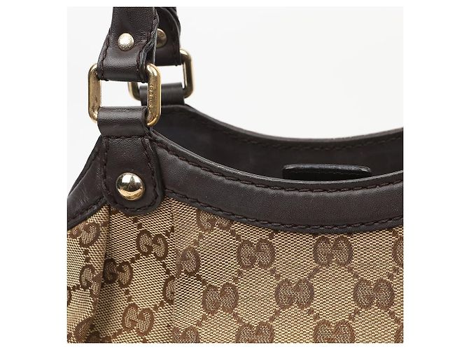 Gucci Borsa Tote Suki GG Canvas Marrone Scuro - vista 6