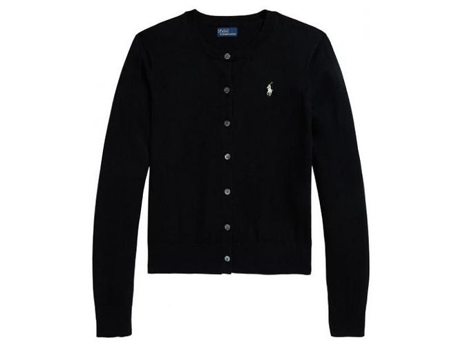 Ralph Lauren Baumwoll-Cardigan mit Rundhalsausschnitt - Ansicht 4