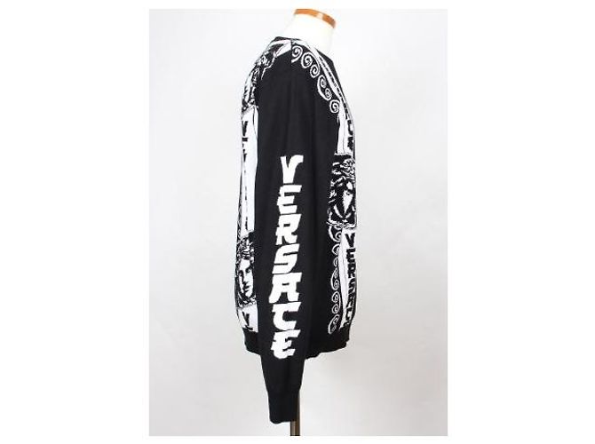 Versace Logo Strickpullover Weiß - Ansicht 3