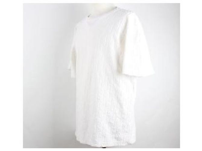 Dior Oblique Terry Cotton Short Sleeve White - view 3