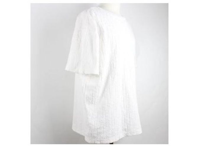 Dior Oblique Terry Cotton Short Sleeve White - view 7