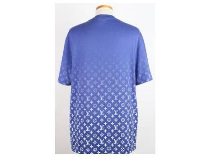 Louis Vuitton T-Shirt Monogram Gradient Blue XL - vista 2