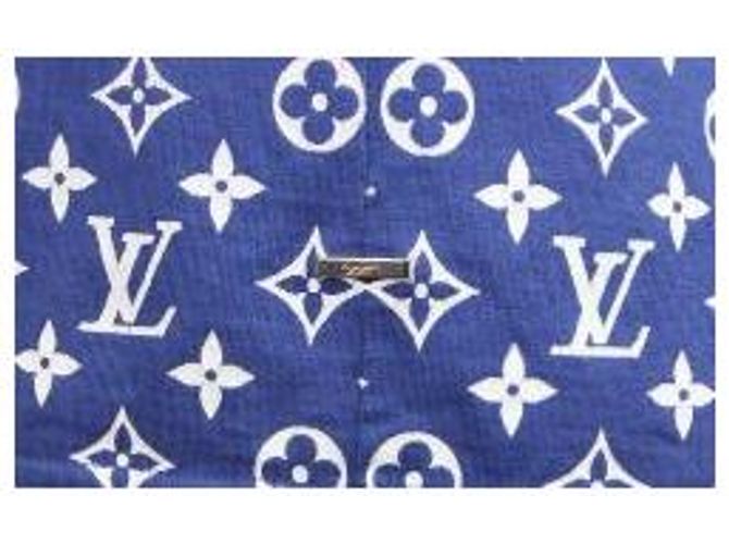 Louis Vuitton T-Shirt Monogram Gradient Blue XL - vista 6