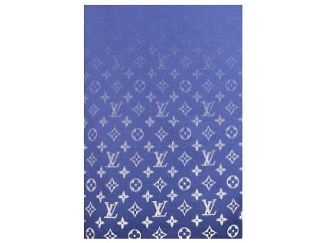 Louis Vuitton T-Shirt Monogram Gradient Blue XL - vista 7
