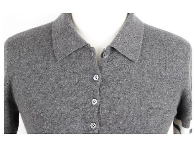 Thom Browne Jersey de cuello de cashmere con brazalete diagonal - vista 7
