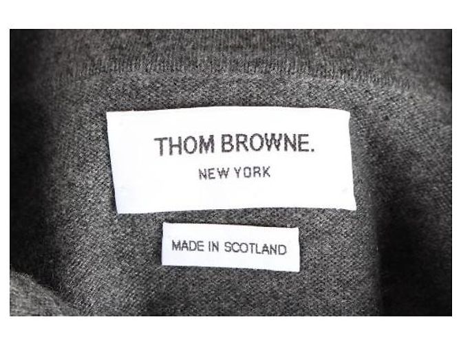 Thom Browne Jersey de cuello de cashmere con brazalete diagonal - vista 8