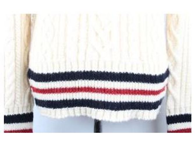 Thom Browne Cable Knit Turtleneck Sweater - view 3