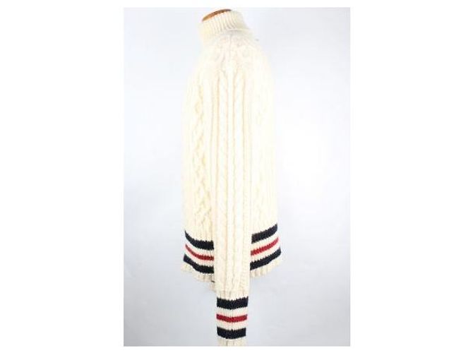 Thom Browne Cable Knit Turtleneck Sweater - view 4