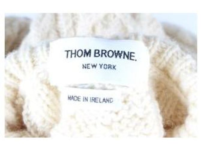 Thom Browne Cable Knit Turtleneck Sweater - view 9