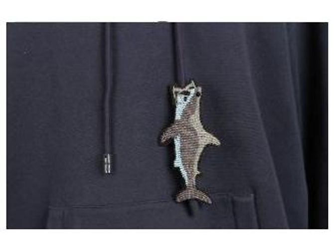 Louis Vuitton Shark Hoodie mit Perlen XXL - Ansicht 7
