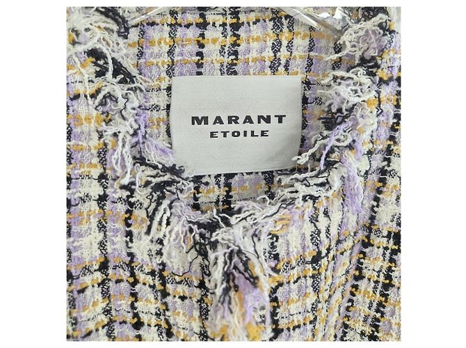 Giacca in tweed multicolore Isabel Marant - vista 4
