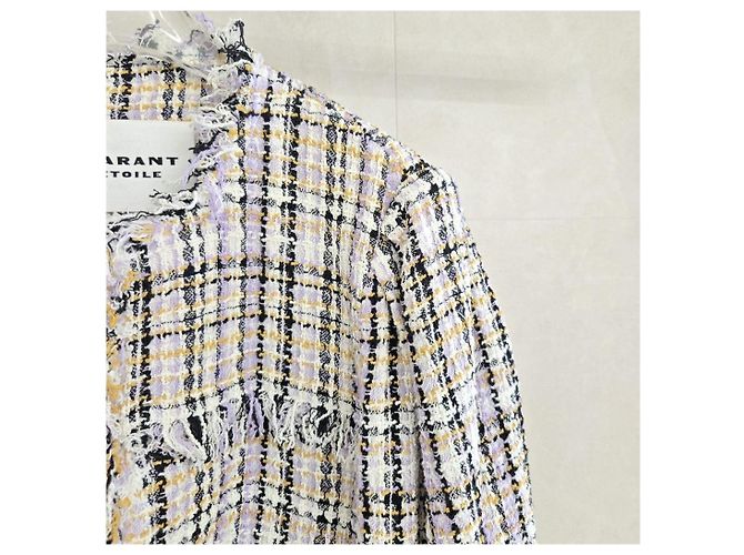 Giacca in tweed multicolore Isabel Marant - vista 5