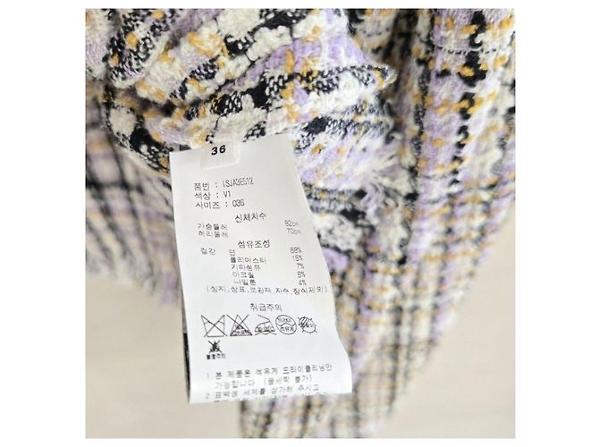 Giacca in tweed multicolore Isabel Marant - vista 9