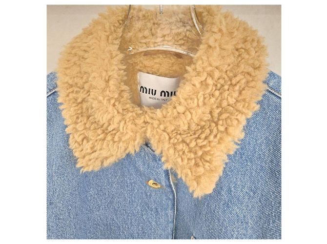 Miu Miu Bestickte Denim-Bomberjacke - Ansicht 4