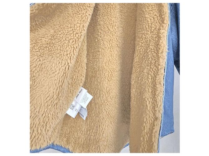 Miu Miu Bestickte Denim-Bomberjacke - Ansicht 8