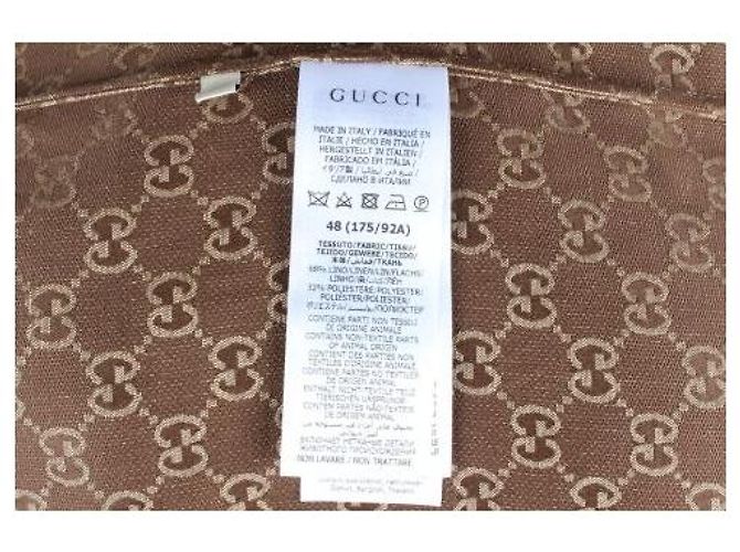 Gucci Giacca-camicia a maniche corte in canvas - vista 8
