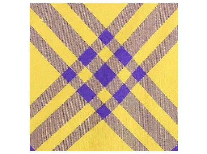 Burberry Camicia a quadri in cotone Yellow XL - vista 6
