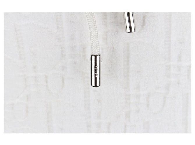 Dior Sudadera con capucha Oblique Terry Jacquard White XXS - vista 3