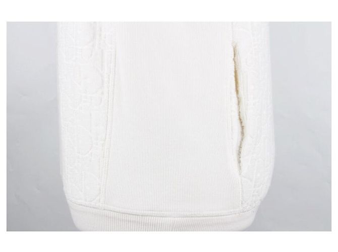 Dior Sudadera con capucha Oblique Terry Jacquard White XXS - vista 7