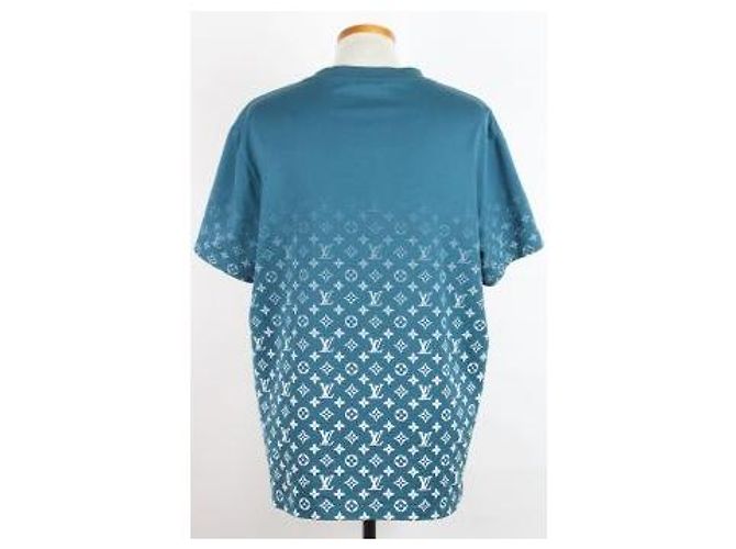 Louis Vuitton Monogram Gradient Kurzarm T-Shirt Turquoise XXL - Ansicht 2