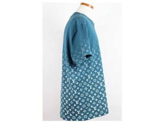 Louis Vuitton Monogram Gradient Kurzarm T-Shirt Turquoise XXL - Ansicht 3