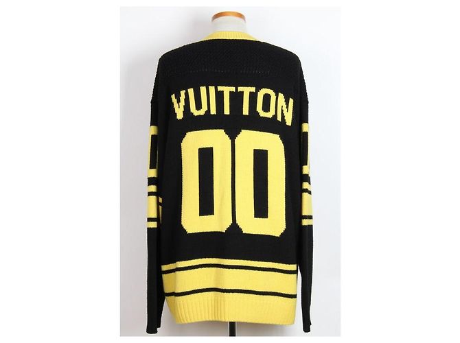 Louis Vuitton Intarsia Football V-Ausschnitt Strickpullover XL - Ansicht 2