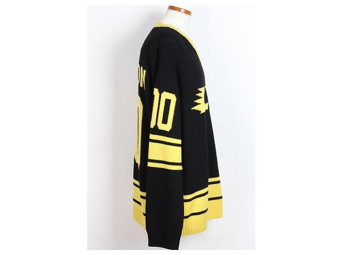 Louis Vuitton Intarsia Football V-Ausschnitt Strickpullover XL - Ansicht 3