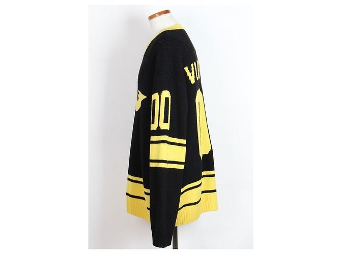 Louis Vuitton Intarsia Football V-Ausschnitt Strickpullover XL - Ansicht 4