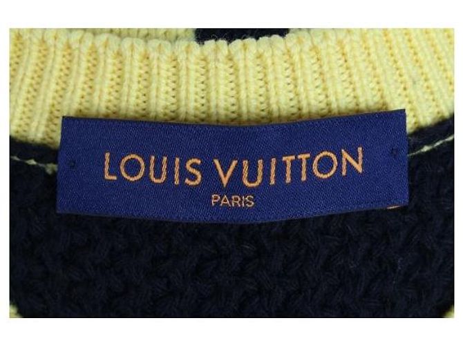 Louis Vuitton Intarsia Football V-Ausschnitt Strickpullover XL - Ansicht 8