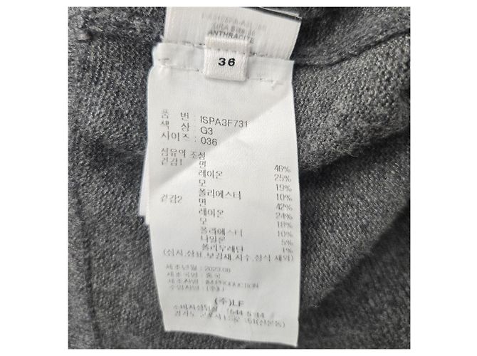 Isabel Marant Pantalones de punto Kira Anthracite - vista 7