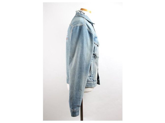 Balenciaga Wave Logo Denimjacke - Ansicht 4