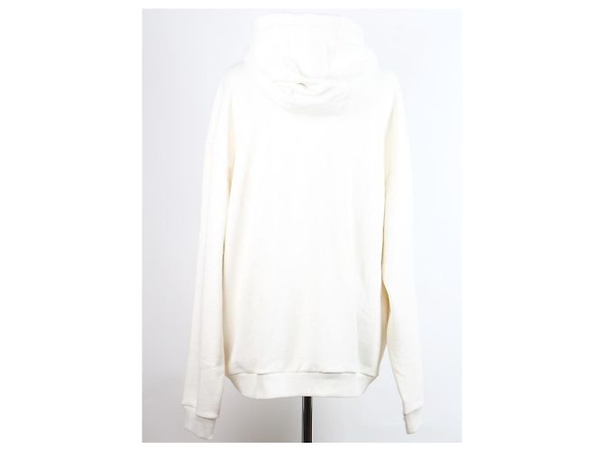 Gucci Kapuzenpullover aus Baumwolljersey Off White - Ansicht 11