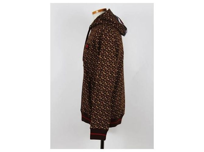 Burberry Felpa con cappuccio Stripe Monogram - vista 3
