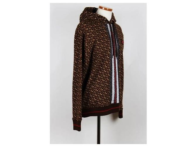 Burberry Felpa con cappuccio Stripe Monogram - vista 6