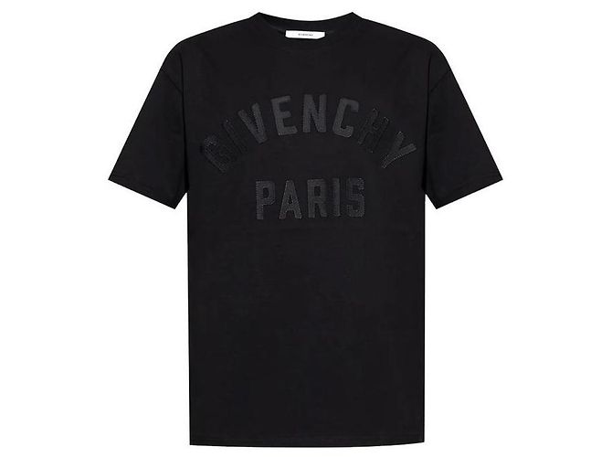Givenchy T-shirt a maniche corte in cotone nero - vista 2