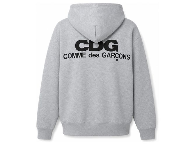Comme Des Garcons Classic Back Logo Kapuzenjacke mit Reißverschluss - Ansicht 7