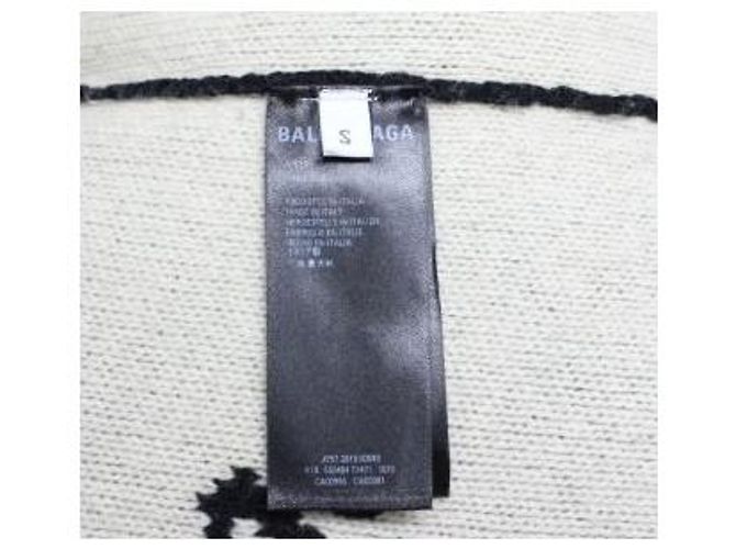 Balenciaga Multi-Logo Half-Zip Oversized Knit - view 7