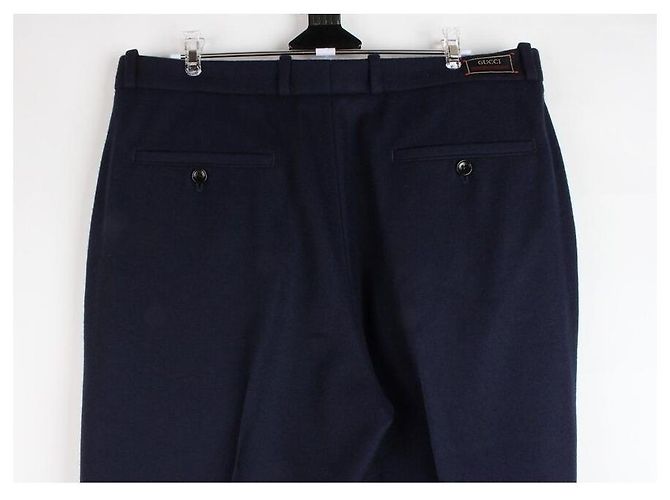 Gucci Classic Backpatch Wool Men's Slacks Pants - view 11