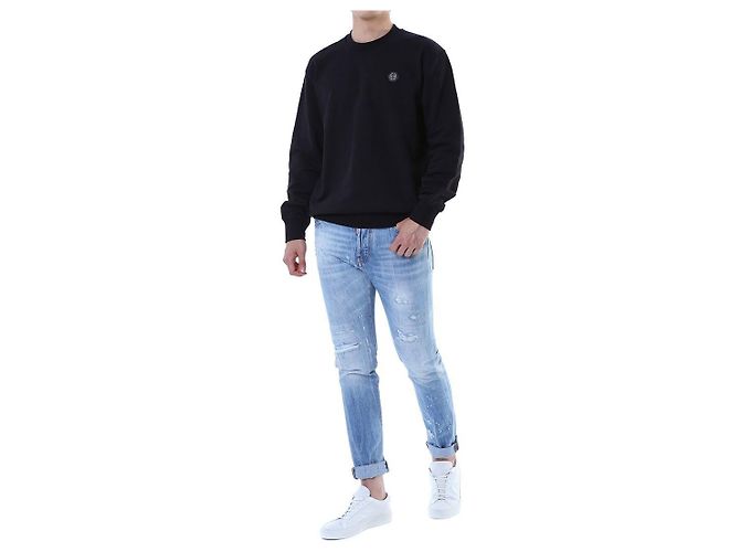 Philipp Plein Steel Ladder Patch Sweatshirt (Black) - Ansicht 10